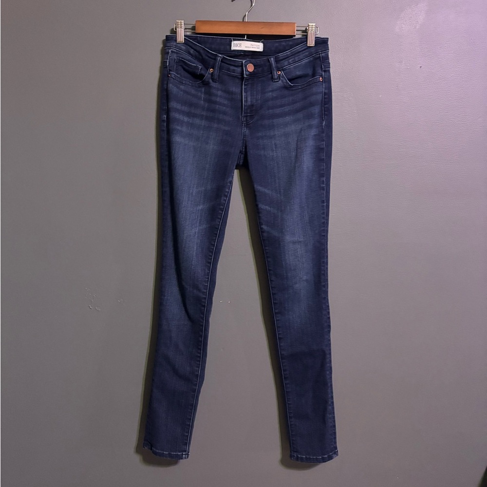 BKE dark wash “Payton” mid rise skinny jeans size 27x31.5